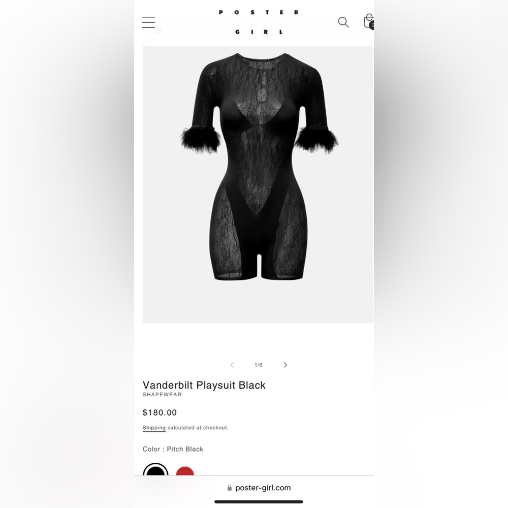 Authentic Poster Girl Vanderbilt Playsuit - Picture 2 of 6